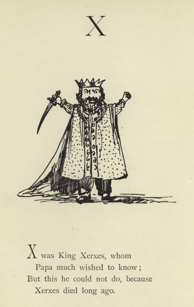 The Letter X by Edward Lear